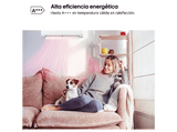 Aire acondicionado Split 1 x 1 - LG WIFIECO12.SET, 2967 fg/h, Wi-Fi, ThinQ, Blanco