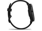Reloj deportivo - Garmin vívoactive® 6, Negro, Silicona, 20mm, 8 GB, 1.2 AMOLED, Autonomía hasta 11 días