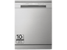 Lavavajillas - LG DF142FV, 14 servicios, 5 programas, 60 cm, QuadWash™, Inverter Direct Drive™, Inox antihuellas