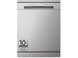 Lavavajillas - LG DF142FV, 14 servicios, 5 programas, 60 cm, QuadWash™, Inverter Direct Drive™, Inox antihuellas