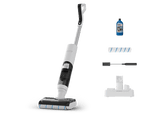 Fregona eléctrica - Rowenta X Clean 5, 2 en 1, Modo de detección automática, 20 kPa, 50 min bateria, 0.9 kg, Mantenimiento fácil, Antienredos, Blanco