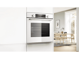 Horno - Bosch HBG578EW7, Multifunción, Pirolítico, 71 l, 3d Hotair, Función Air Fry, 60 cm, Blanco