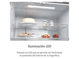 Frigorífico americano - Haier Cube 83 Series 3 HCR3818ENMM, No Frost, 181.5 cm, 467 l, Motor Inverter, Inox
