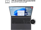 REACONDICIONADO Seminuevo Muy bueno Portátil - LG 16Z90S-G.AA76B, 16 WQXGA, Intel® Evo™ Core™ Ultra 7-155H, 16 GB RAM, 512 GB SSD, Arc™ GPU, W11, Gris Carbón
