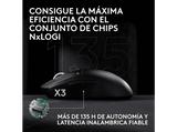 Ratón gaming - Logitech G Pro X3 Superstrike, Inalámbrico, 48.000ppp, Sensor Hero 2, Lightspeed-BT, Sistema respuesta háptica, 135hrs, PC-Mac, Rosa