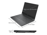 Portátil gaming - HP Victus 15-fa2706ns, 15.6 FHD, Intel® Core™ i5-13420H, 16 GB RAM, 512 GB SSD, GeForce RTX™ 4050, Sin sistema operativo, Negro
