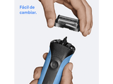 Recambio para afeitadora -  Braun 21B, Compatible con afeitadora Series 3, Negro