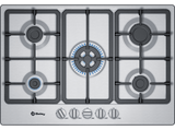 Placa gas - Balay 3ETX576HB hobs, 5 zonas, Gas Butano, Mecánico, 26 cm, Inox