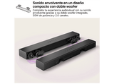 Barra de sonido - LG S20A, Bluetooth, Subwoofer Integrado, 50 W, Negro