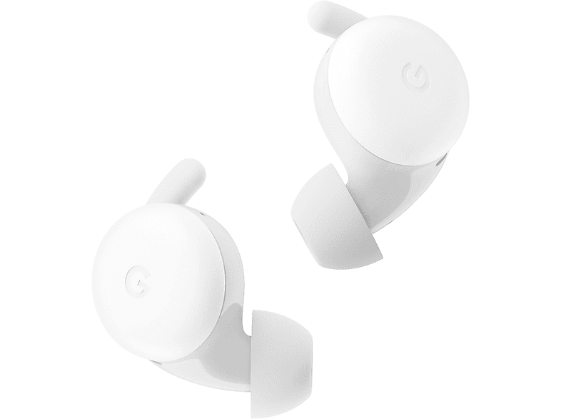 Auriculares True Wireless - Google Pixel Buds-A, 5h Autonomía de reproducción, Estuche de carga USB-C, Resistencia IPX4, Clearly White