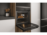 Horno - Haier I-Touch Series 4 HWO60SM5T9BH, 70l, Multifunción, Pirolítico, 55cm, Wi-Fi, Sonda térmica, Negro
