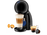Cafetera de cápsulas - Nescafé Dolce Gusto Krups Piccolo XS KP1A08, 1600 W, 15 Bar, 0.8 L, Calentamiento en 30 s, Bebidas calientes y frías, Negro
