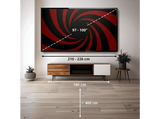 TV Mini-LED 100 - Haier S90 Series H100S90FUX, 4K, Google TV, Dolby Atmos, Sonido KEF, Gaming 144Hz, Negro