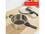 Olla express - Tefal Secure Trendy P2580400, 4 L, 2 funciones, Acero inoxidable, Verde