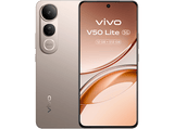 Móvil - vivo V50 Lite, Titanium Gold, 256 GB, 8 GB RAM, 6.77 AMOLED, MediaTek Dimensity 6300, 6500mAh, Incluye Cargador+Auriculares