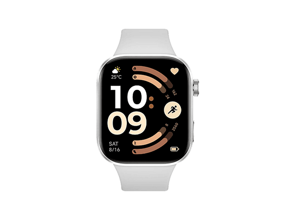 Reloj deportivo - Xiaomi Redmi Watch 6, 52.6 mm, 135 mm - 205 mm, pantalla AMOLED de 2.07", Hasta 24 días de Autonomía, HyperOS, Gris plateado