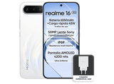 Móvil - realme 16, Blanco, 256GB, 8GB RAM, 6.57 FHD FOLED, D6400 Turbo, 6550mAh