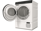 Secadora bomba de calor - Miele TQ 1000 WP, 9 kg, 22 Programas, Display Táctil, QuickPowerDry, SteamCare, Blanco loto
