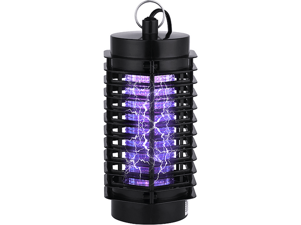 Lámpara antimosquitos - NK-HO330008, 3W, 800V, Luz UV 395mm, Negro