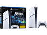 Consola - Sony PlayStation 5 Slim Digital Edition, 1 TB SSD, 4K, 1 mando, Chasis D, Blanco + Código de pack Fortnite® Cobalt Star