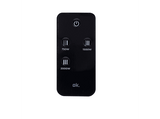 Estufa eléctrica - ok. OPH 206321 ES, Exterior, 2000 W, 3 Niveles de potencia, Soporte de pared, Negro