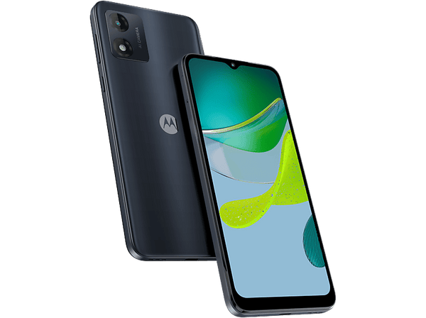 Móvil - Motorola E13, Cosmic Black, 128 GB, 8 GB RAM, 6.5" HD+, Unisoc T606, 5000 mAh, Android™ 13, NFC