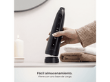 Irrigador - Cecotec ToothCare 6000 Jet Liberty, 180 ml, 5 modos, 30-80 PSI, IPX7, Autonomía hasta 30 días, Negro