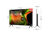 TV OLED 48 - LG OLED48B56LA, OLED 4K, Procesador Inteligente α8 AI Processor 4K Gen2, Smart TV, DVB-T2 (H.265), Umber brown