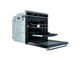 Horno a vapor - Whirlpool W6 OS4 4S1 P, Multifunción, Pirolítico, 73 l, 59.5 cm, tecnología 6th SENSE, Acero inoxidable y negro