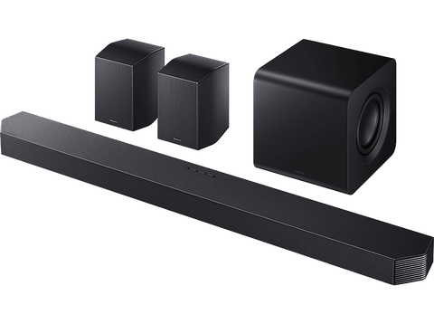 Barra de sonido - Samsung HW-Q930F/ZF, Bluetooth, 580 W, Subwoofer y Dolby Atmos inalámbrico, 9.1.4 canales, WiFiTitan Black