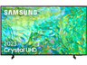 TV LED 43" - Samsung TU43CU8000KXXC, Diseño AirSlim, Crystal UHD 4K, Samsung Gaming Hub, Smart TV powered by Tizen, Negro