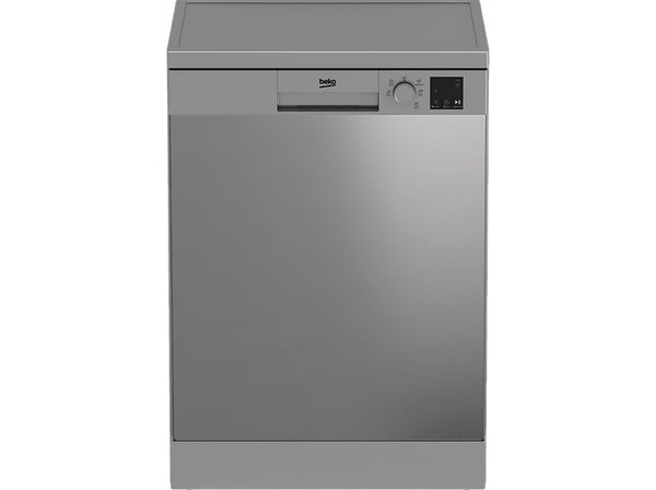 Lavavajillas - Beko DVN05320X, Independiente, 13 servicios, 5 programas, 60 cm, Inox
