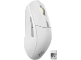 Ratón gaming - SteelSeries Rival 3 Wireless Gen 2, 2,4GHz / Bluetooth, 18000 ppp, Blanco