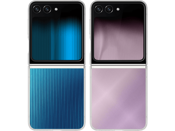 Funda - Samsung, Para Samsung Galaxy Z Flip5, Flipsuit, Plegable, Resistente a rayones, Transparente
