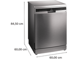 Lavavajillas libre instalación 60 cm - SIEMENS AKLBB1789202359, 13 servicios, 6 programas, Inox