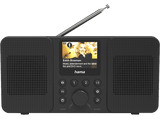 Radio - Hama DIR10, 6W, Bluetooth, Pantalla a color, Negro