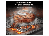 Freidora de aire - Cecotec Cecofry&Grill Smokin’ 6500, 2200W, 6.5L, Doble grill, 10 Menús, Ahumador integrado, Pizza maker, Negro