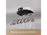 Robot friegasuelos - Dreame X40 Ultra Complete, 75W, 12 000 Pa, Base de Vaciado, Blanco
