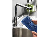 Aspirador escoba - Rowenta X-Force Flex 9.60 Aqua RH20C4, 250 W, 60 min, Tec. Ciclónica, 3 velocidades, Azul