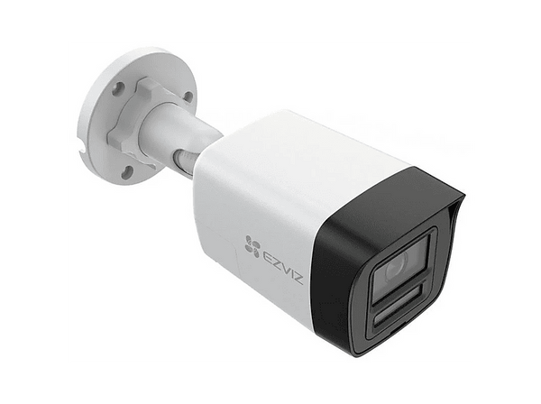 Cámara de vigilancia IP - Ezviz X5K+H3K, 4K, Función de visión nocturna, IP67, Defensa activa con sirena y luz estroboscópica, Blanco/Negro