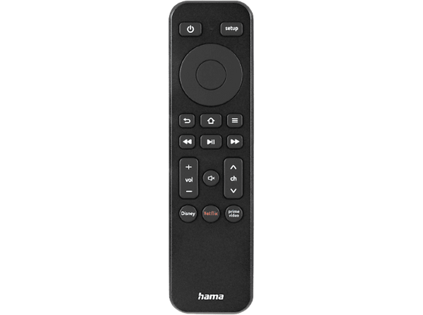 Mando a distancia - Hama, Universal para televisores, Smart TV y dispositivos SAT-STB, Negro