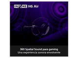 Auriculares gaming - Sony Inzone H6 Air, Micrófono con Brazo Desmontable, 360 Spatial Sound, Carcasa abierta, Cable, Ultraligero, PC/PS5, Negro