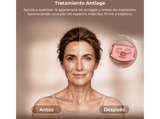 Máscara LED - Cecotec FaceCare LÜM Ice, 9 luces LED, Infrarrojos, 112 LED, 448 chips LED, IceTech, Silicona médica, 210 min de autonomía, Blanco