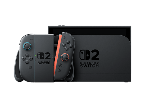Consola - Nintendo Switch 2, 7.9” Full HD HDR 120 Hz, 256 GB, Magnetic Joy-Con 2 con modo ratón, Batería extraíble, Azul y Rojo Neón