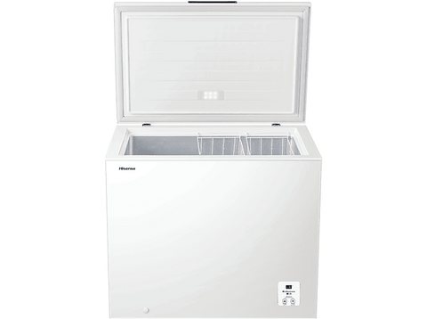 Congelador horizontal - Hisense FT321D4AWLE, 248 l, 88 cm, Cesta interior, Blanco