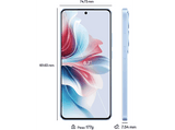 Móvil - OPPO Reno 11 F, Azul, 256GB, 8GB RAM, 6.7 AMOLED FHD+, MediaTek Dimensity 7050, 5000mAh, Android