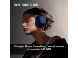 Auriculares inalámbricos - Sony WH-1000XM6, Cancelación ruido, 30h Autonomía, Hi-Res, Carga Rápida, Cómodo, Plegable, iOS/Android, Rosa