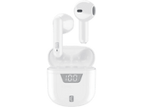 Auriculares True Wireless - CellularLine Seek, De botón, Bluetooth, USB-C, Blanco + Estuche de carga