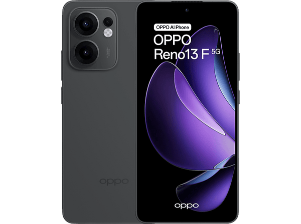 Móvil - OPPO Reno13 F, Gray Graphite, 256 GB, 8 GB RAM, 6.67" FHD+ AMOLED, Snapdragon 6 Gen 1, 5800 mAh