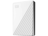 Disco duro externo 6TB - WD My Passport, Portátil, HDD, USB 3.2, Funciona con Chromebook, Blanco
